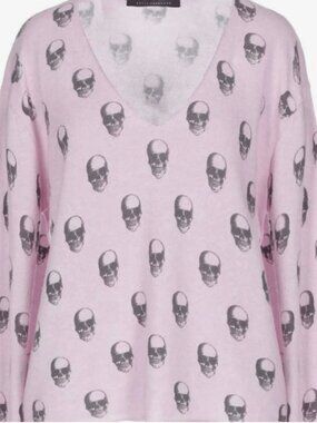 Skull Cashmere Printed Sweater